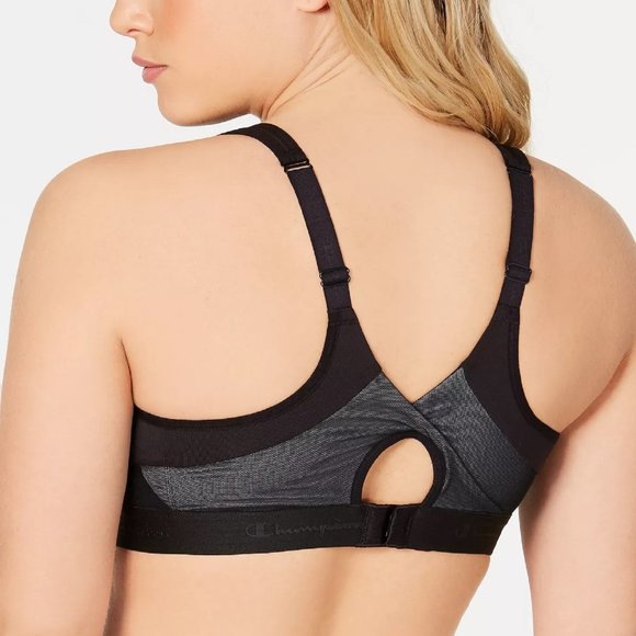 new BLACK Champion Motion Control Underwire High Impact Sports Bra B1526 Sz 38DD - Picture 2 of 3